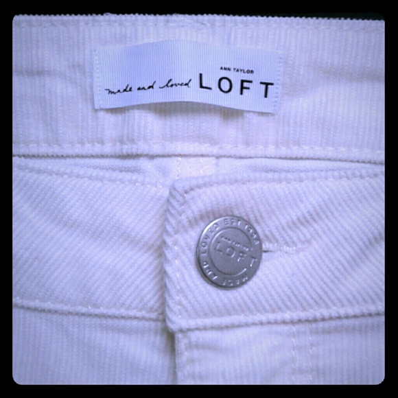 👉 LKNU Ann Taylor Loft cords modern straight sz 12 - Picture 5 of 7